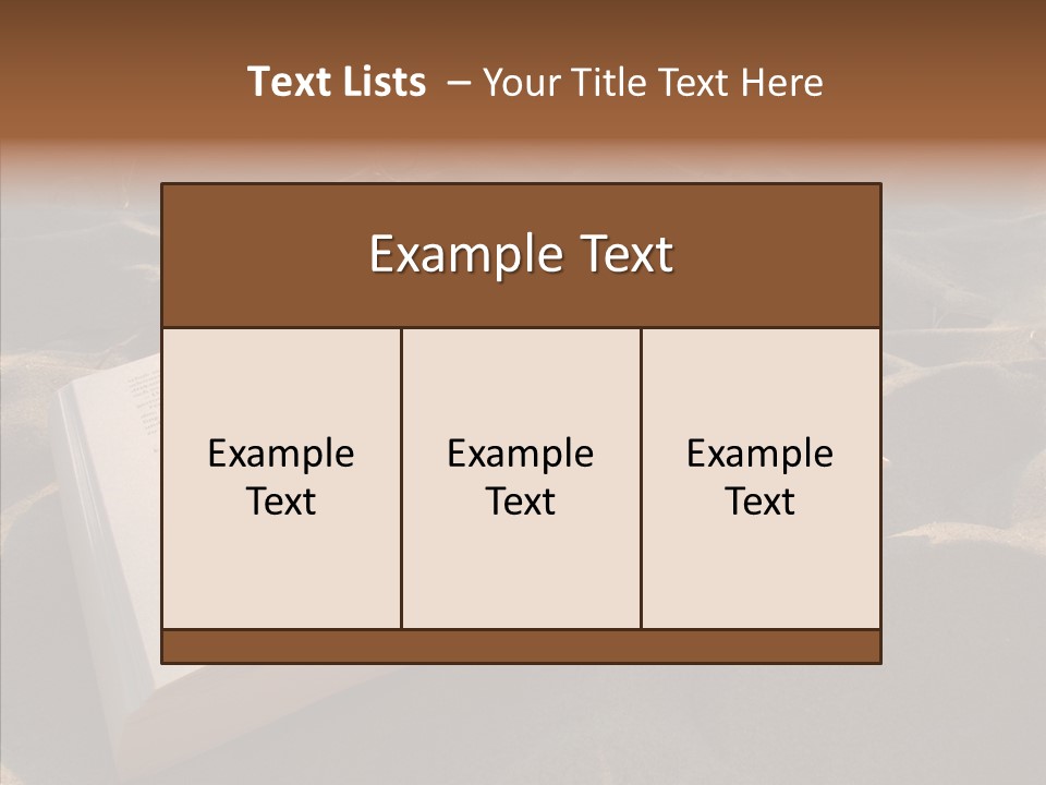 Sand Nature Recover PowerPoint Template