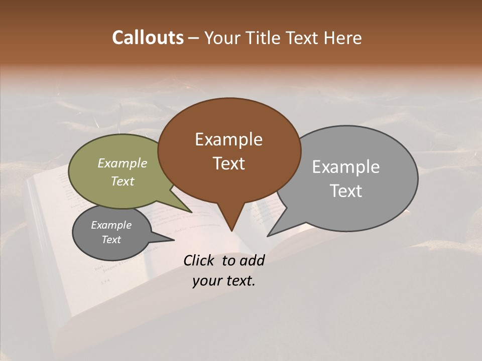 Sand Nature Recover PowerPoint Template