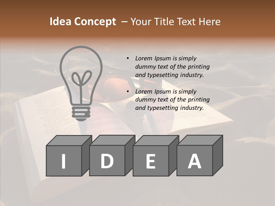 Sand Nature Recover PowerPoint Template