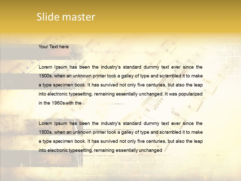 Background Stripe Burnt PowerPoint Template