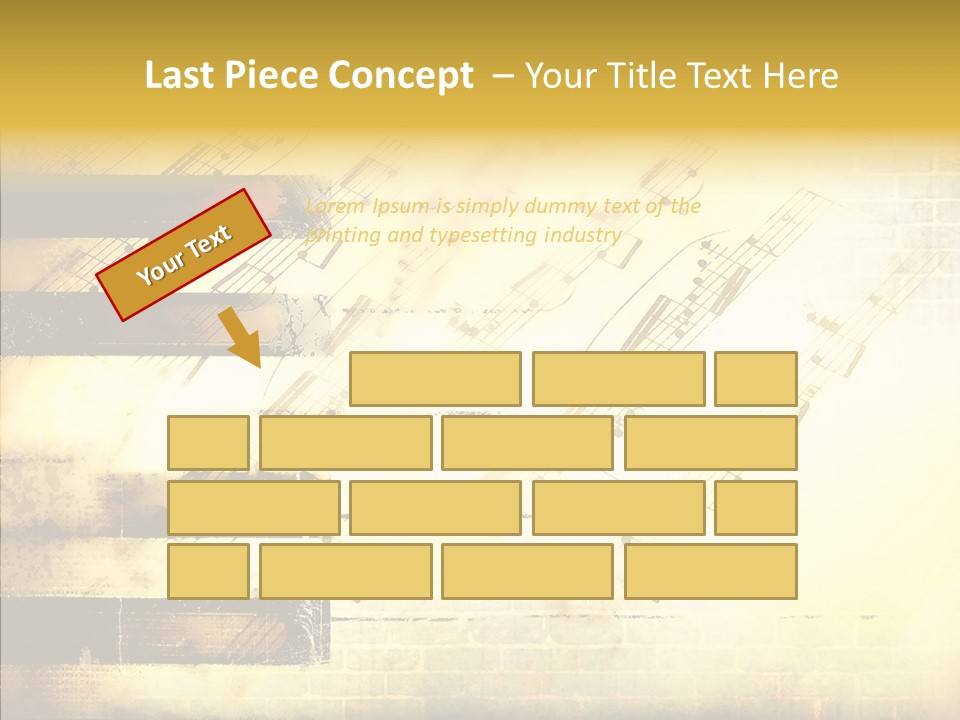 Background Stripe Burnt PowerPoint Template