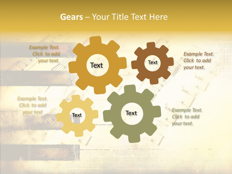 Background Stripe Burnt PowerPoint Template