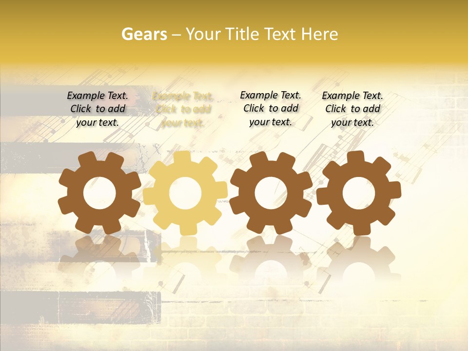 Background Stripe Burnt PowerPoint Template