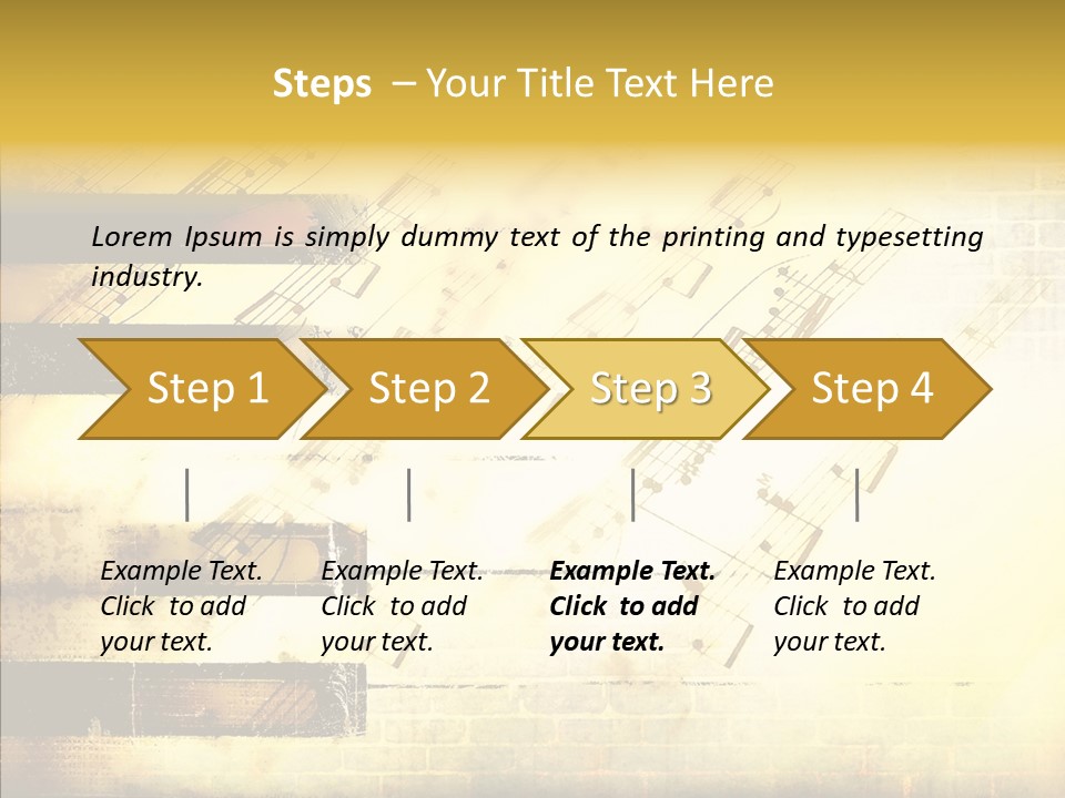 Background Stripe Burnt PowerPoint Template