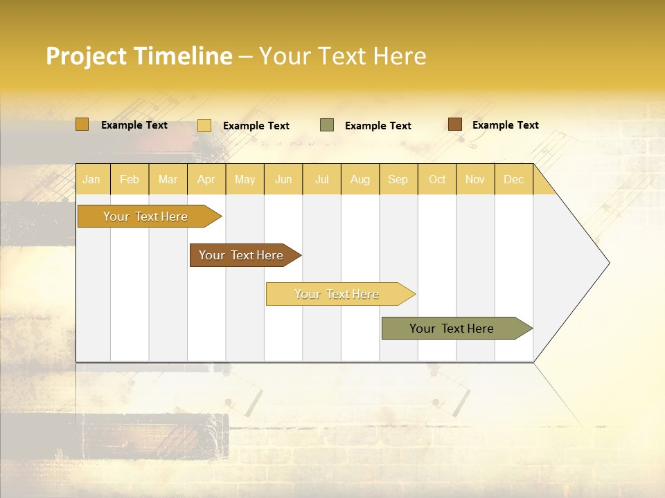 Background Stripe Burnt PowerPoint Template