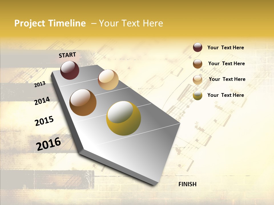Background Stripe Burnt PowerPoint Template