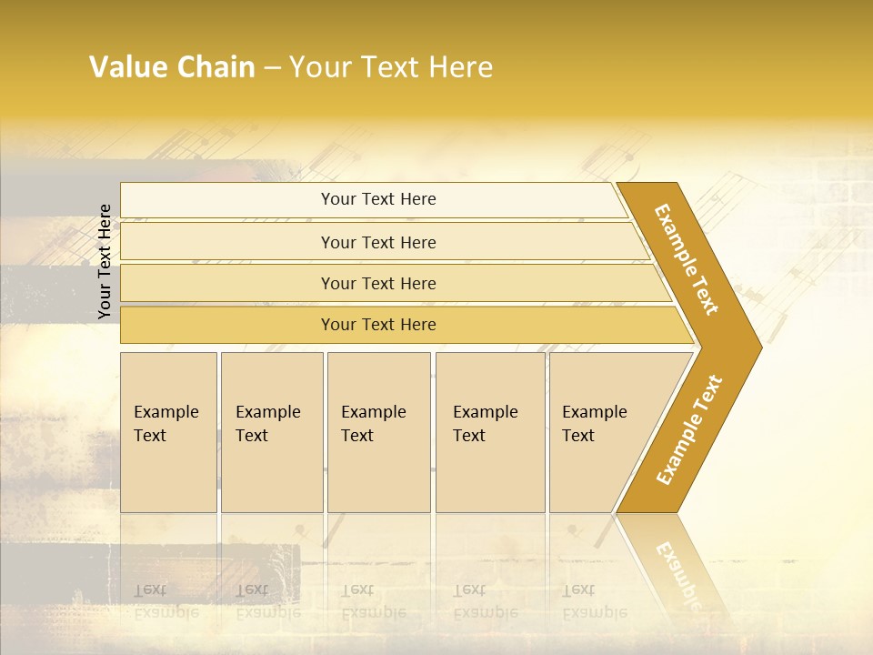 Background Stripe Burnt PowerPoint Template