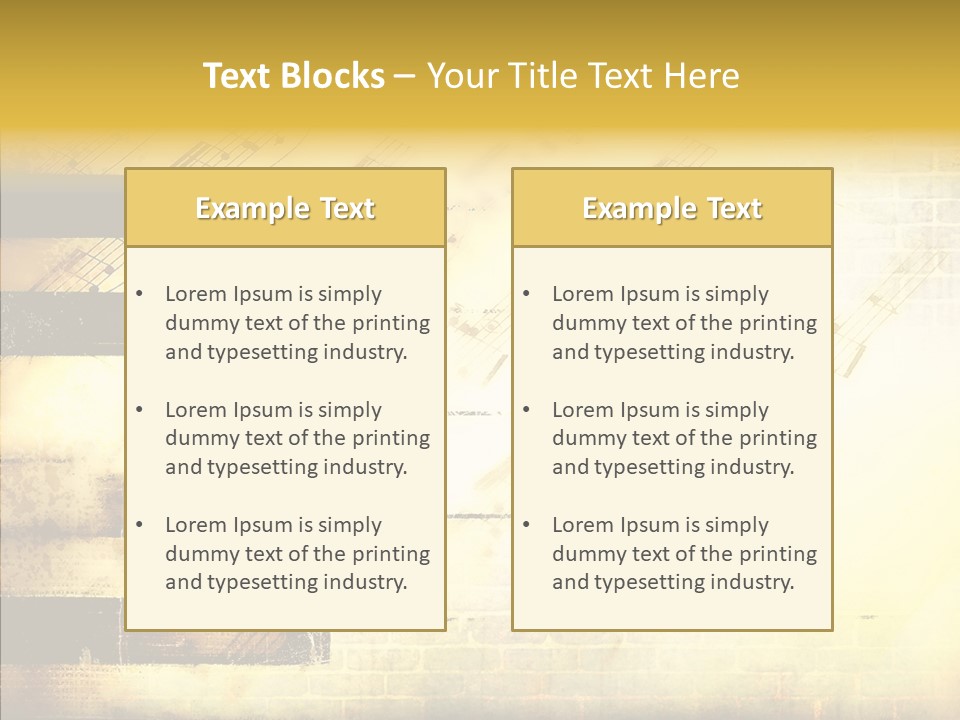 Background Stripe Burnt PowerPoint Template