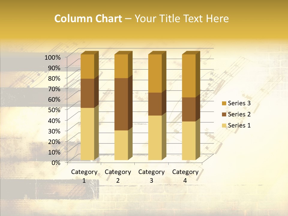 Background Stripe Burnt PowerPoint Template
