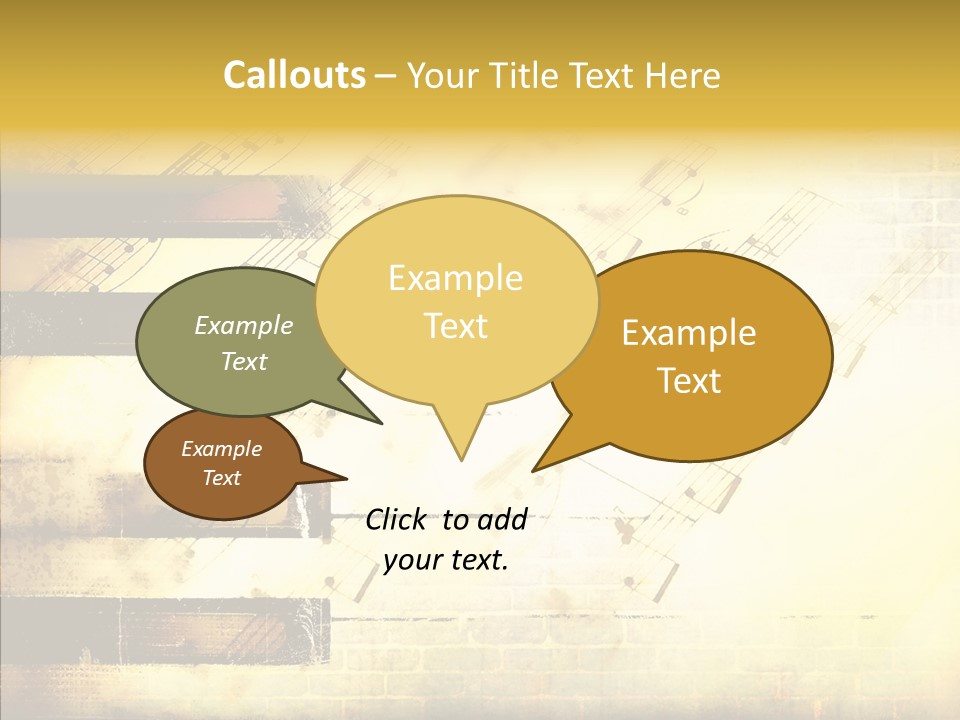 Background Stripe Burnt PowerPoint Template