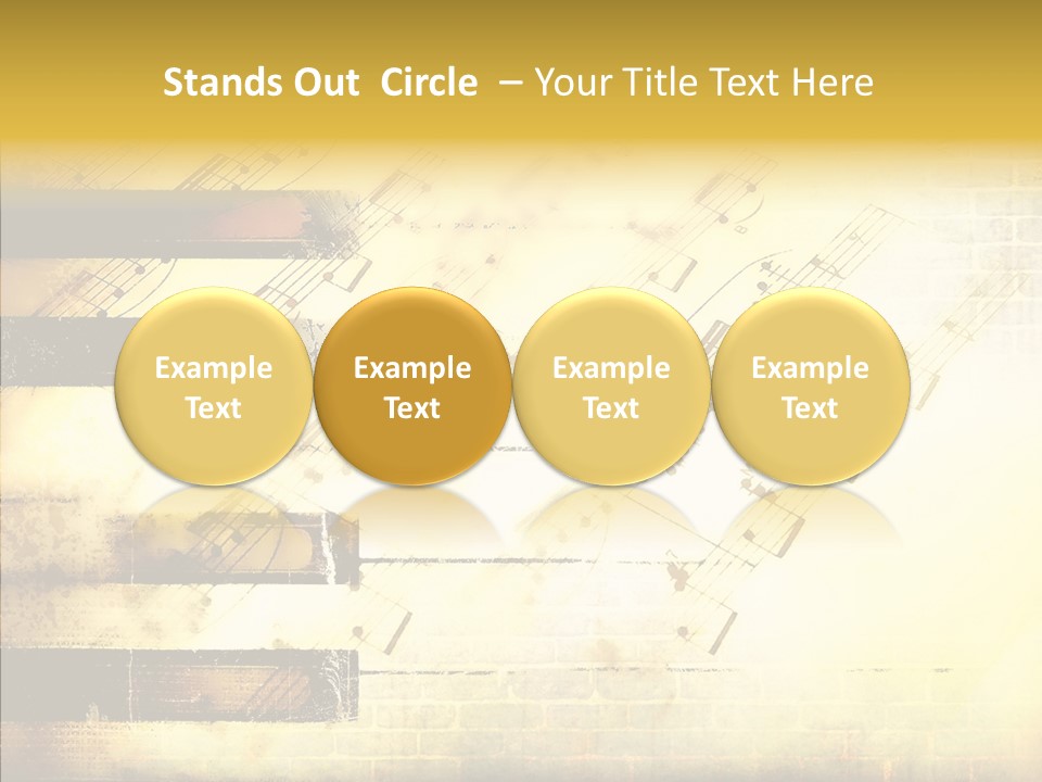 Background Stripe Burnt PowerPoint Template