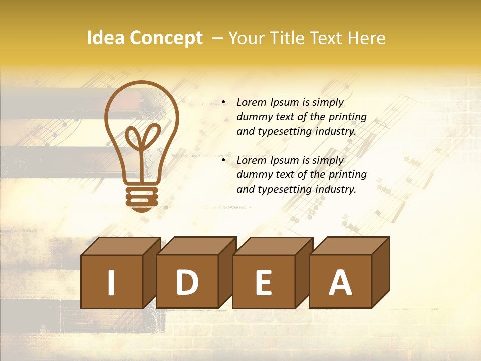 Background Stripe Burnt PowerPoint Template