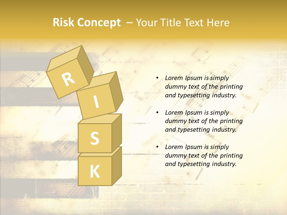 Background Stripe Burnt PowerPoint Template