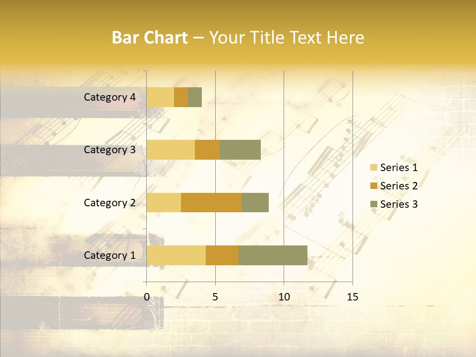 Background Stripe Burnt PowerPoint Template