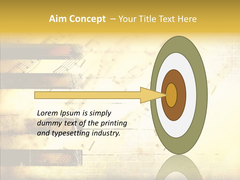 Background Stripe Burnt PowerPoint Template