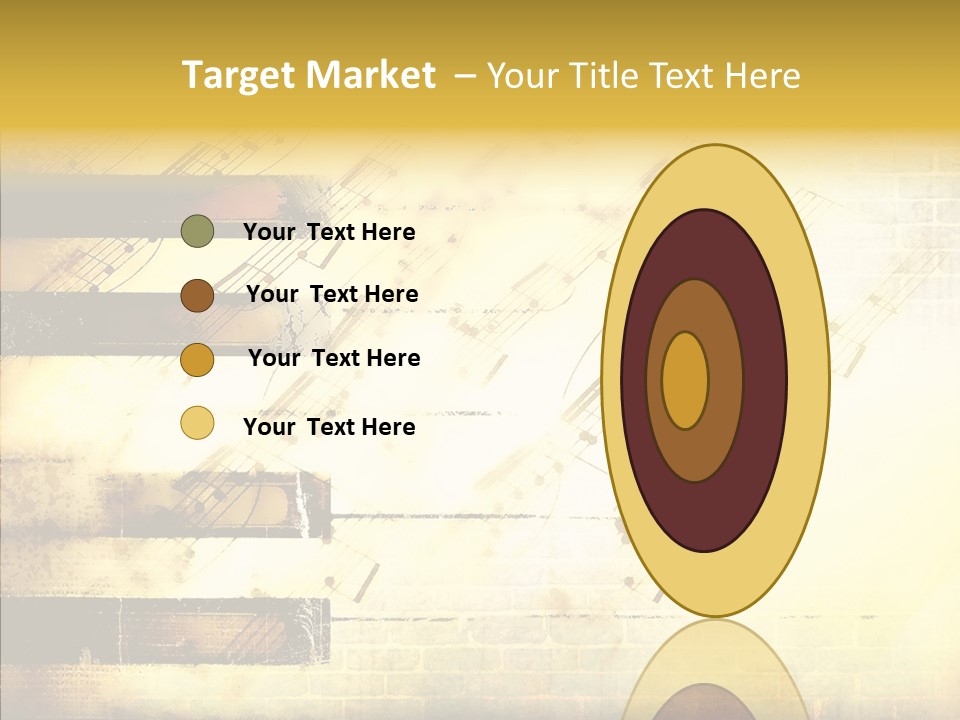 Background Stripe Burnt PowerPoint Template