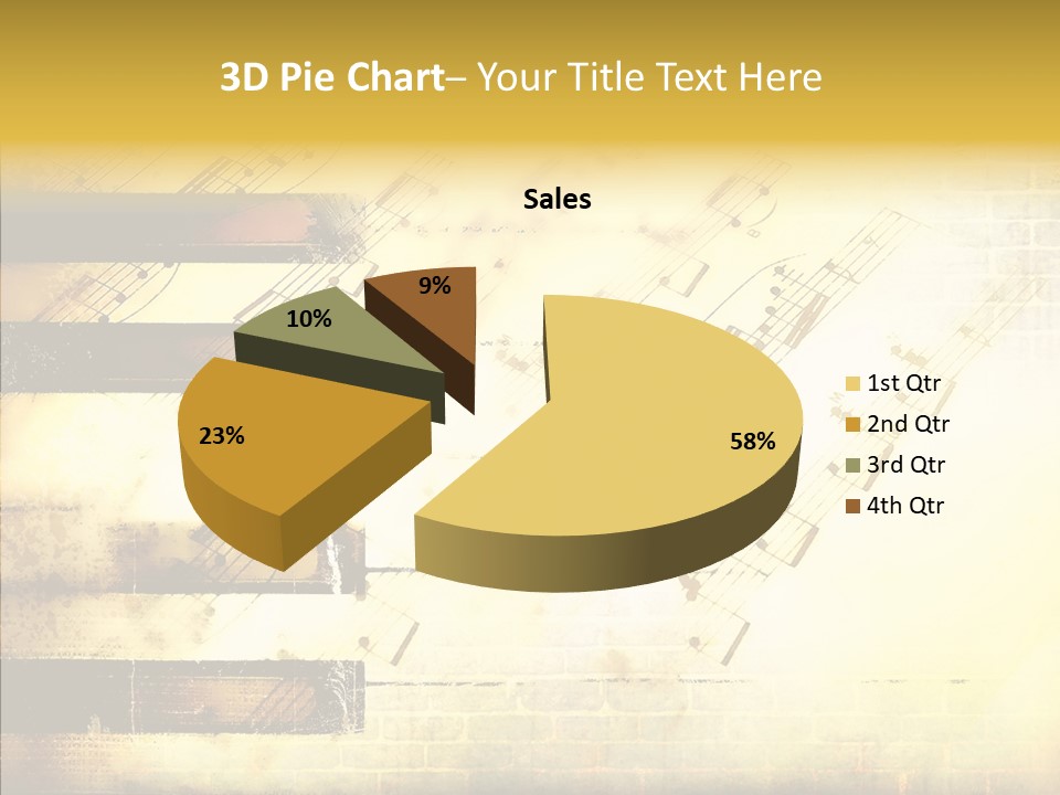 Background Stripe Burnt PowerPoint Template