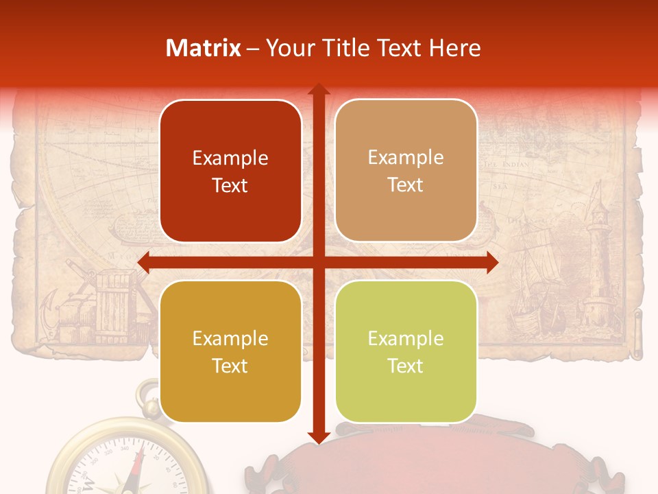 Retro Edge Letter PowerPoint Template