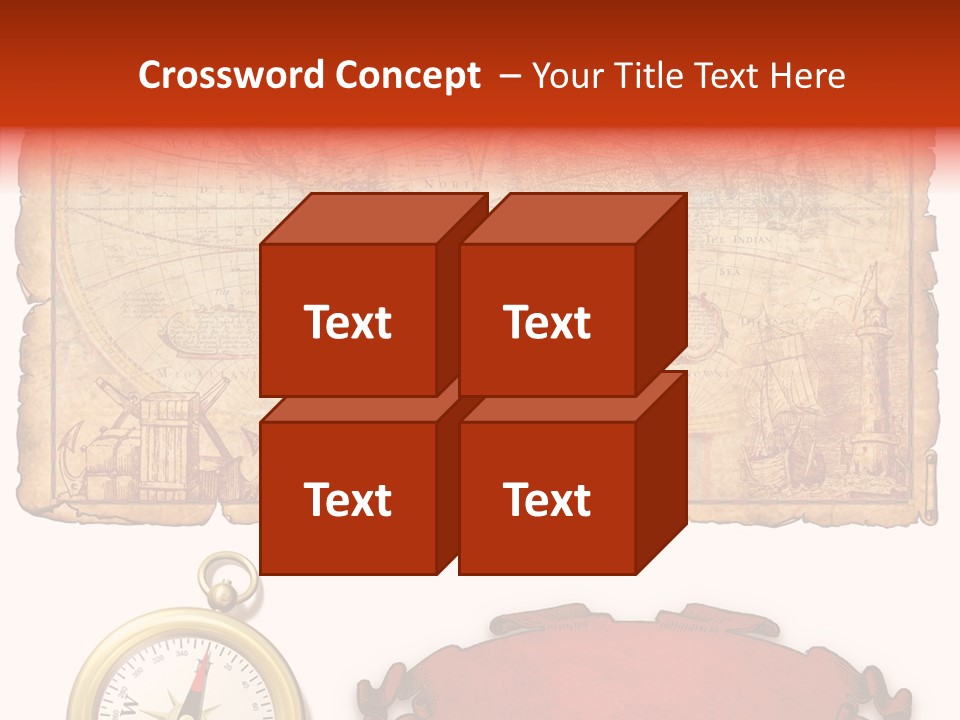 Retro Edge Letter PowerPoint Template