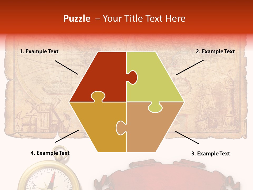 Retro Edge Letter PowerPoint Template