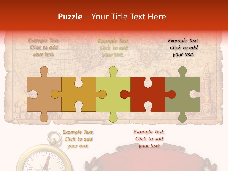 Retro Edge Letter PowerPoint Template