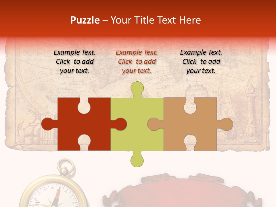 Retro Edge Letter PowerPoint Template