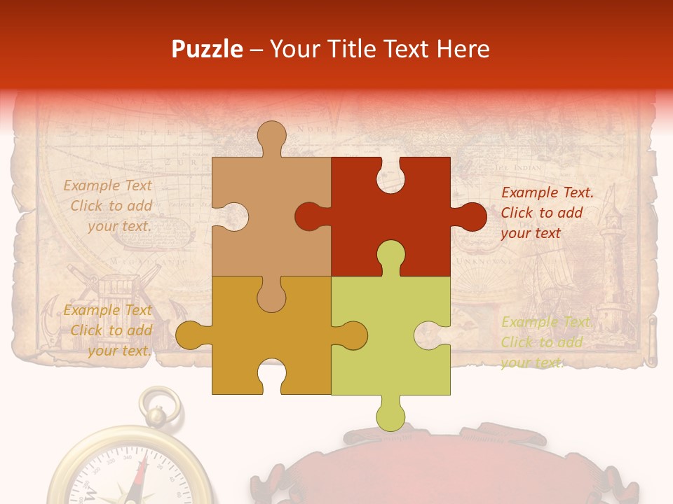Retro Edge Letter PowerPoint Template