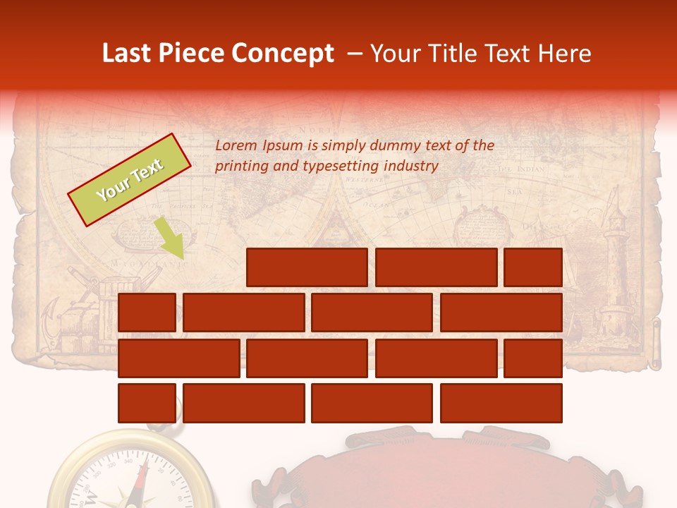 Retro Edge Letter PowerPoint Template