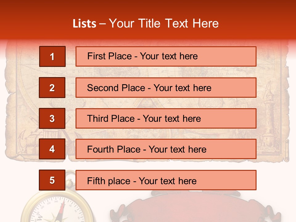 Retro Edge Letter PowerPoint Template