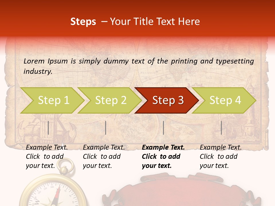 Retro Edge Letter PowerPoint Template