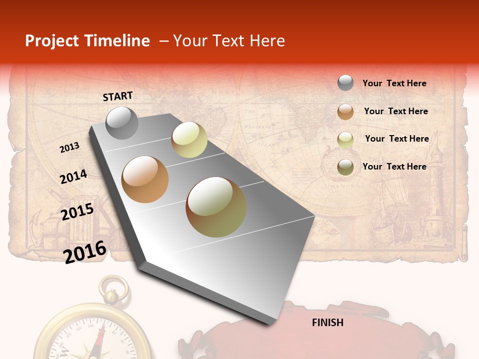 Retro Edge Letter PowerPoint Template