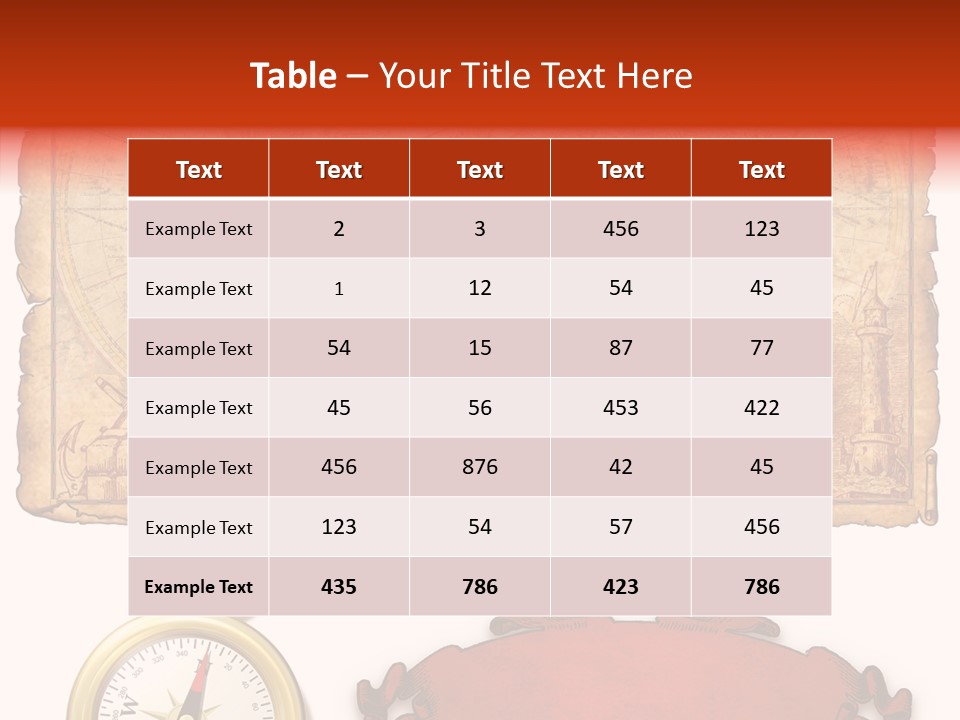 Retro Edge Letter PowerPoint Template