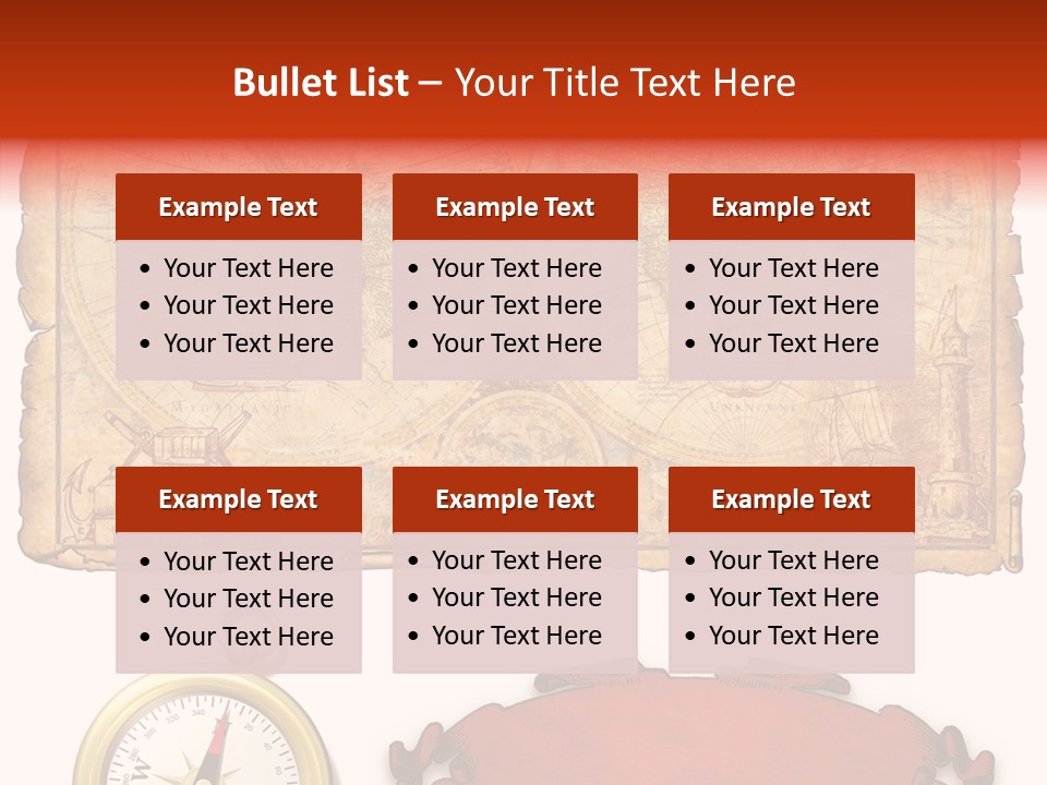 Retro Edge Letter PowerPoint Template