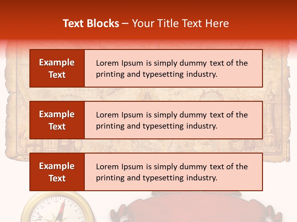 Retro Edge Letter PowerPoint Template