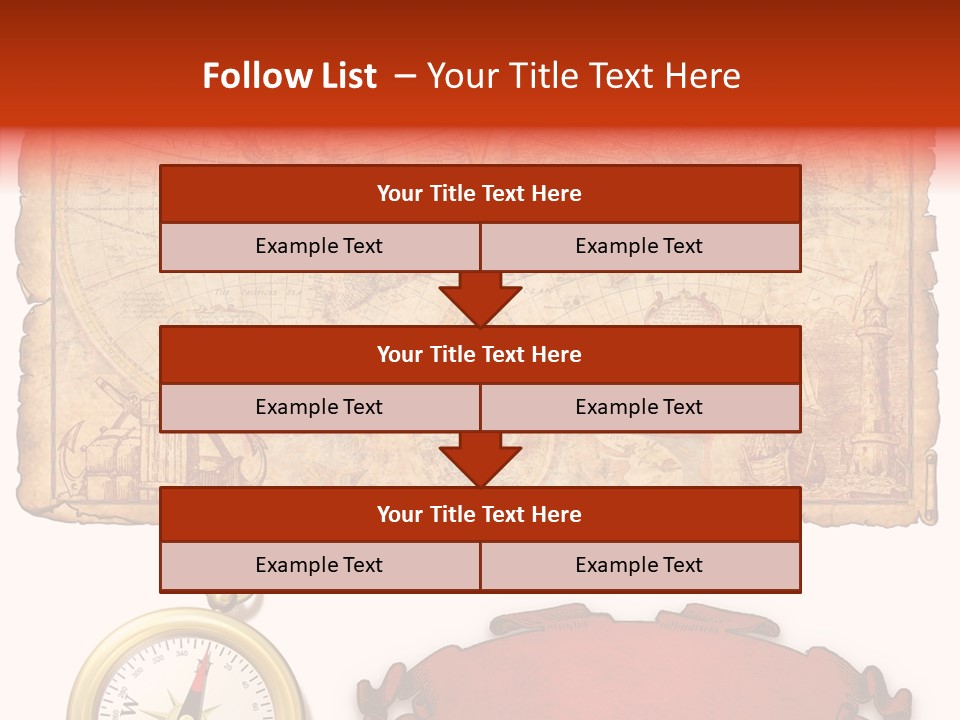 Retro Edge Letter PowerPoint Template