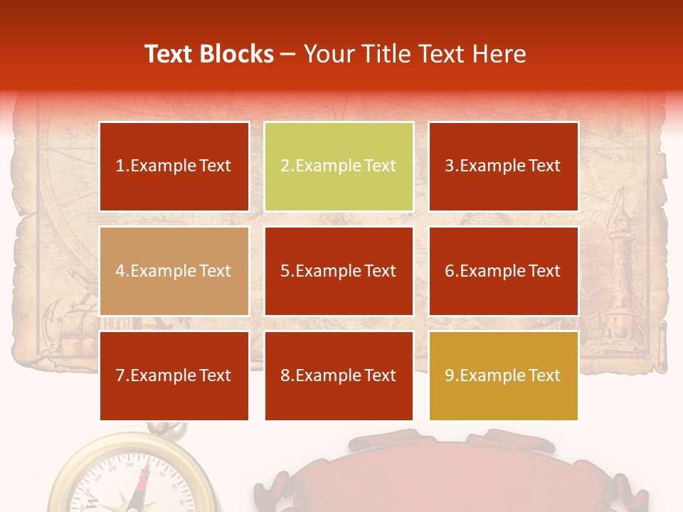 Retro Edge Letter PowerPoint Template