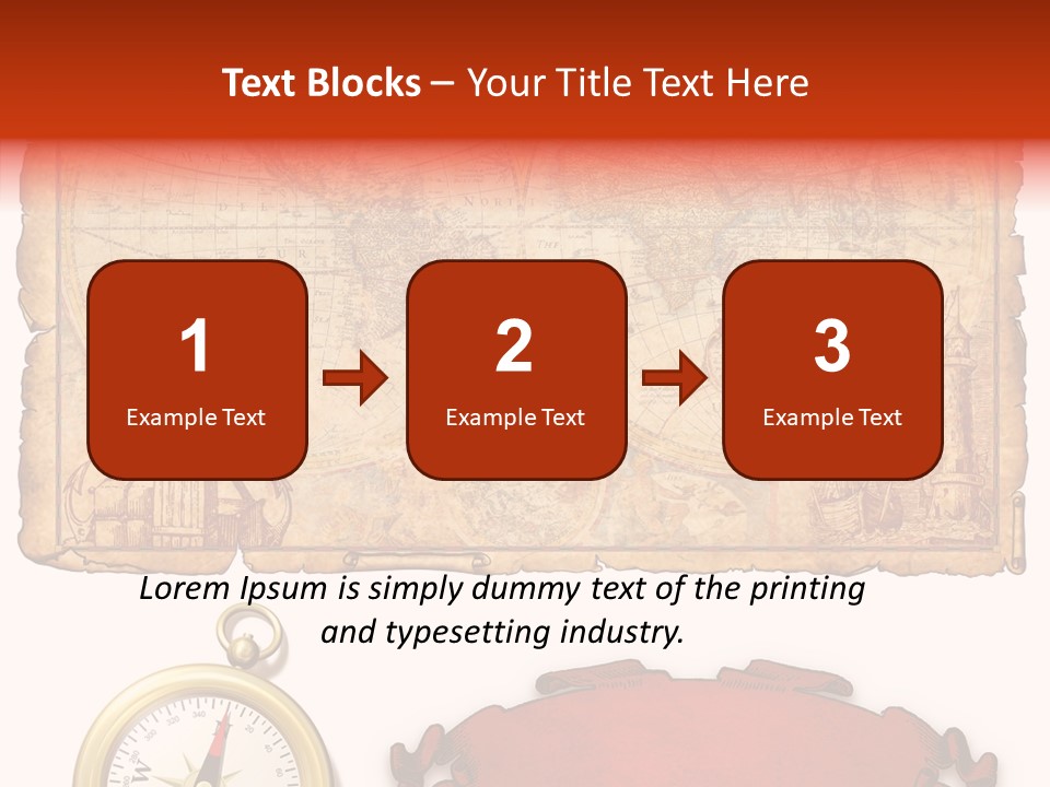 Retro Edge Letter PowerPoint Template