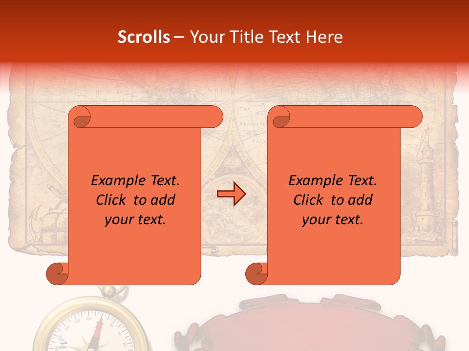 Retro Edge Letter PowerPoint Template