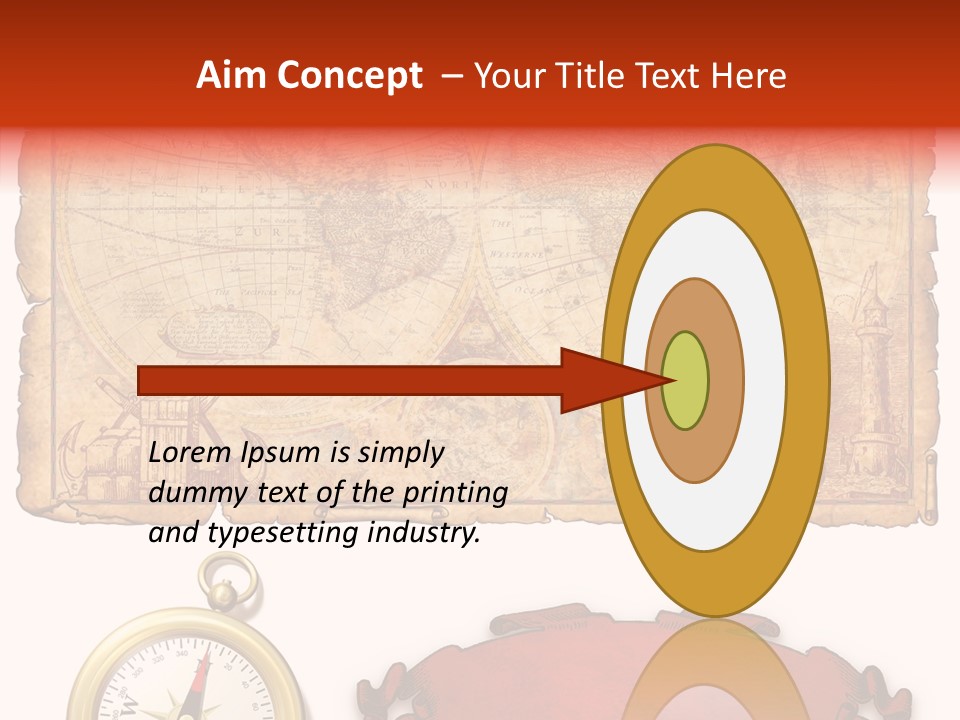 Retro Edge Letter PowerPoint Template