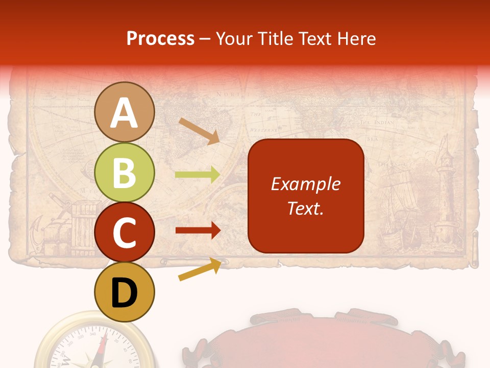 Retro Edge Letter PowerPoint Template