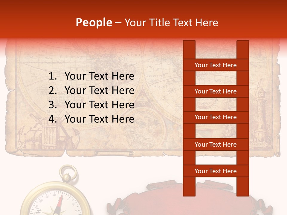 Retro Edge Letter PowerPoint Template