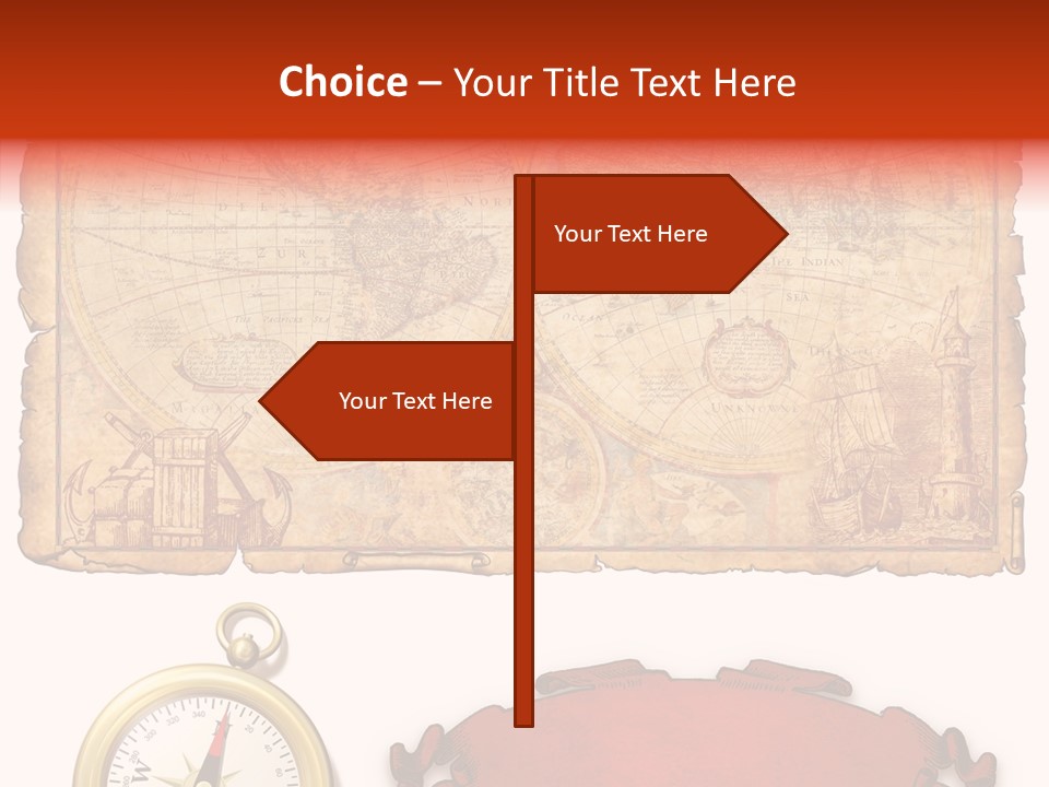 Retro Edge Letter PowerPoint Template
