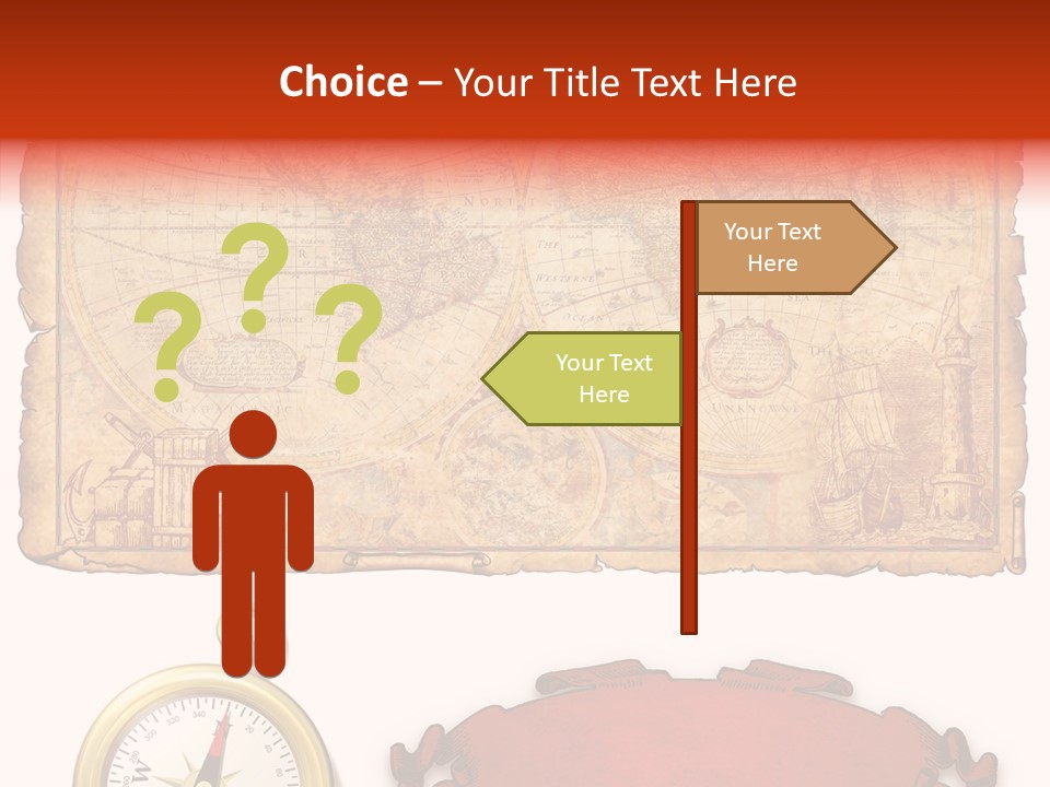 Retro Edge Letter PowerPoint Template