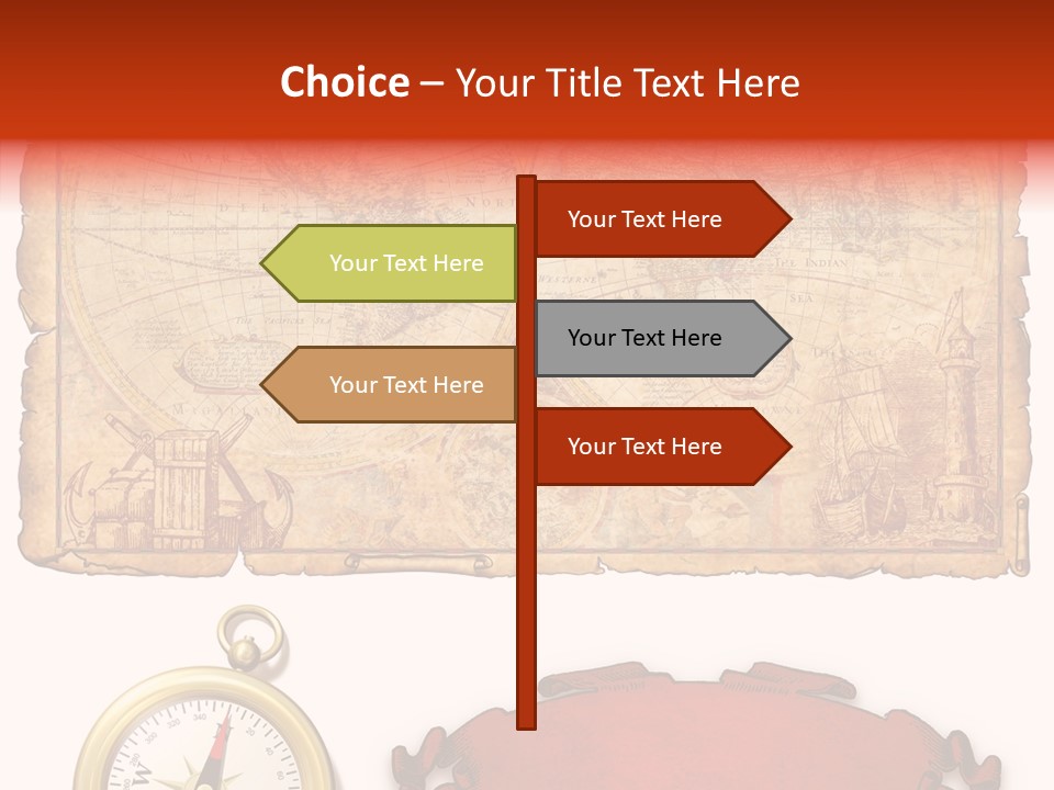 Retro Edge Letter PowerPoint Template