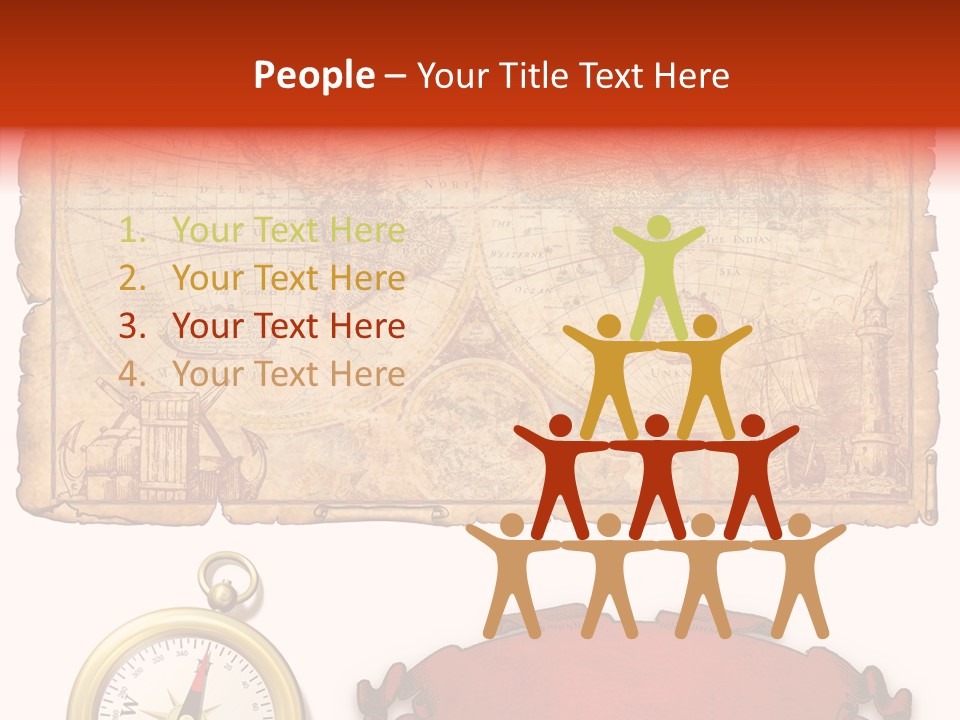 Retro Edge Letter PowerPoint Template