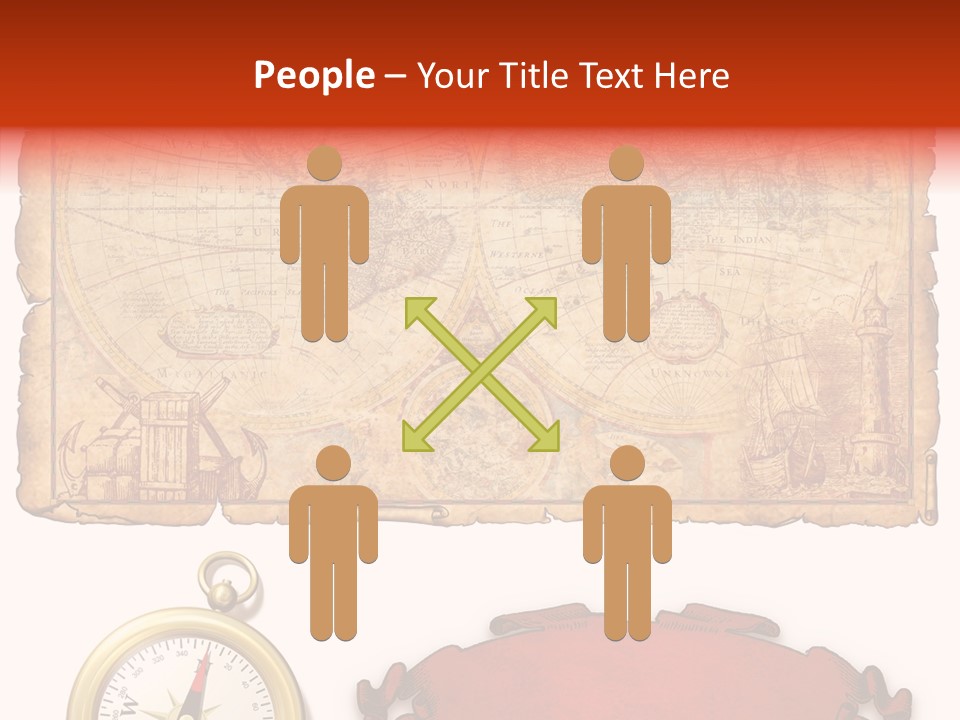 Retro Edge Letter PowerPoint Template