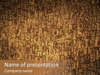 Rough Texture Background PowerPoint Template