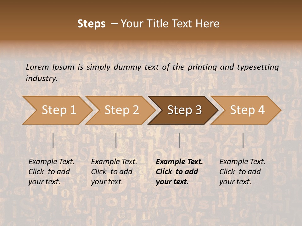 Rough Texture Background PowerPoint Template