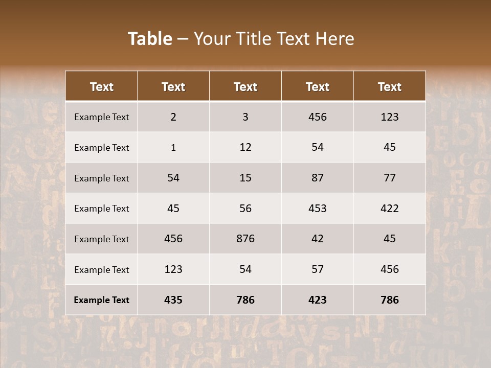 Rough Texture Background PowerPoint Template