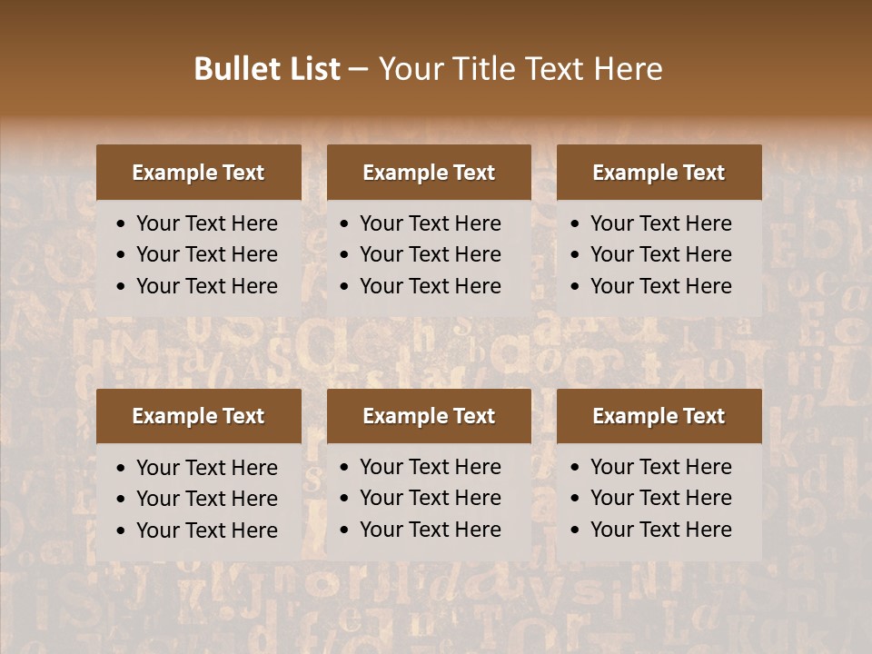 Rough Texture Background PowerPoint Template